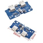 Μονάδα Board PCB για DIY Φορτιστής μπαταριών λιθίου με 2xUSB 5V 2A